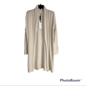 Long Light Winter White Sweater XS